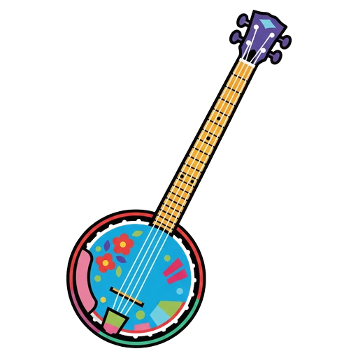 banjo Pop Art icon