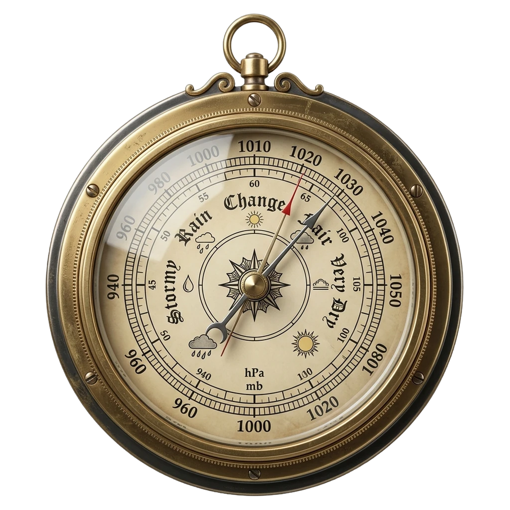 barometer dial Photorealistic icon