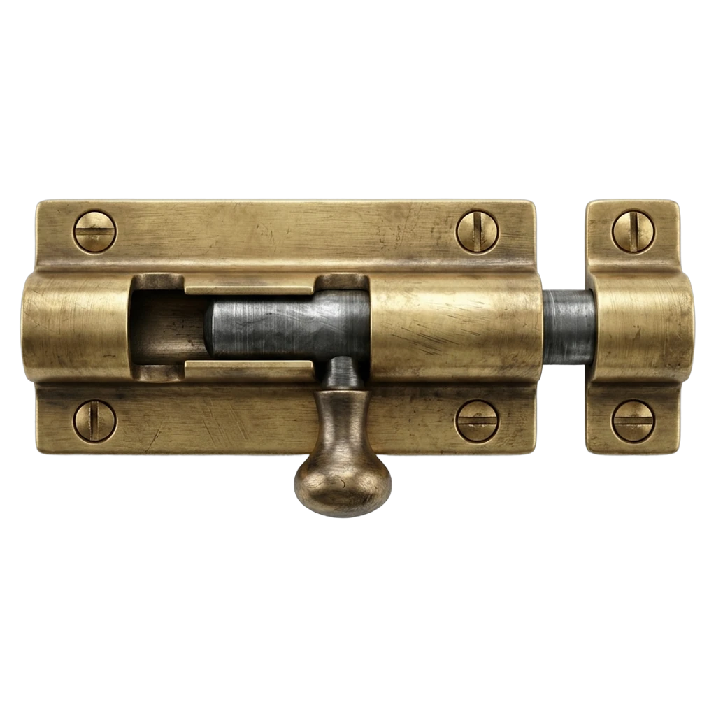 barrel bolt Photorealistic icon