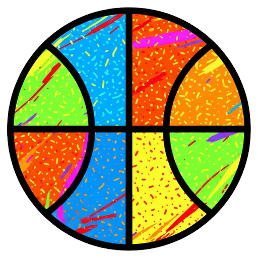 basketball Pop Art icon