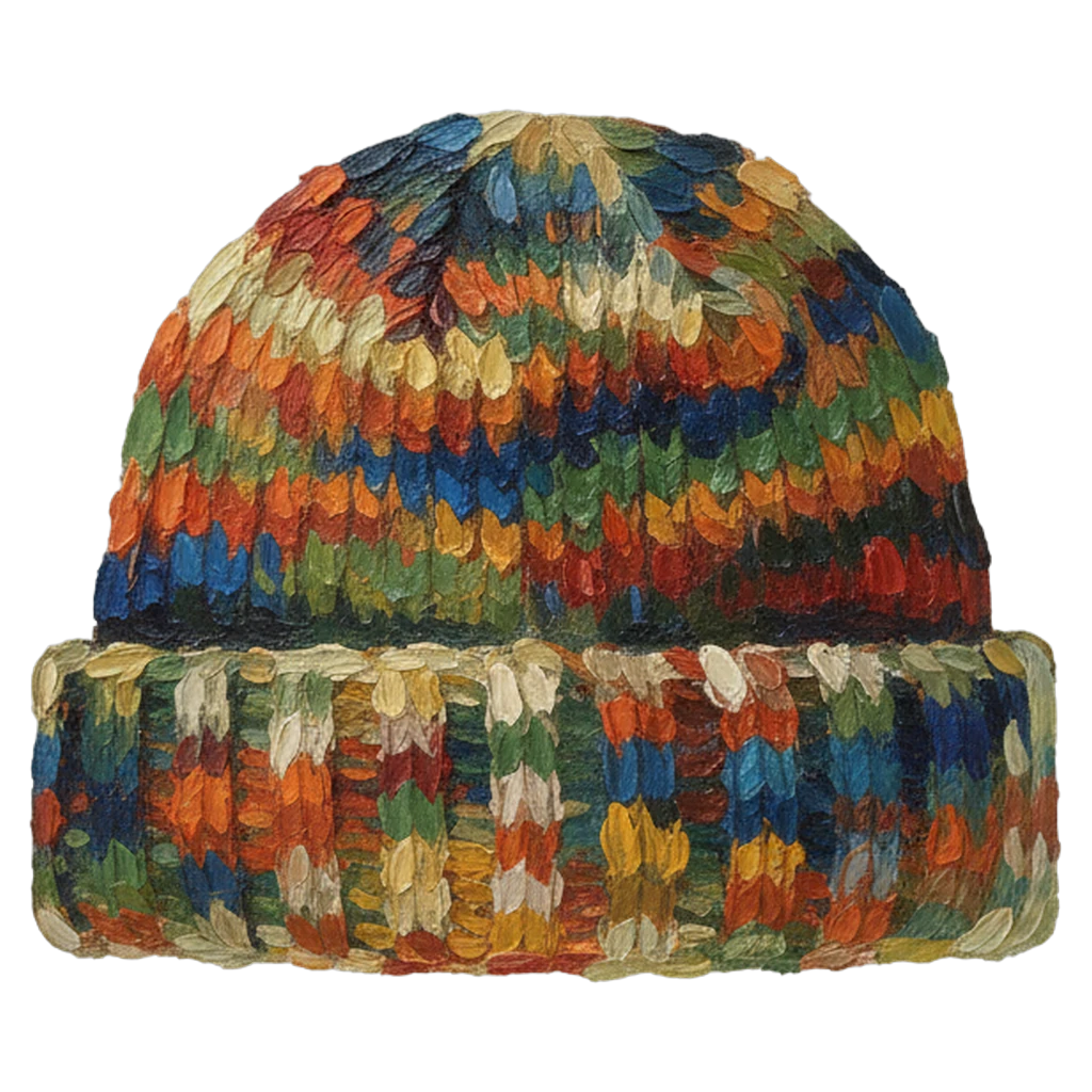 beanie Oil Painting icon - free AI-generated oil painting icon for web and app projects