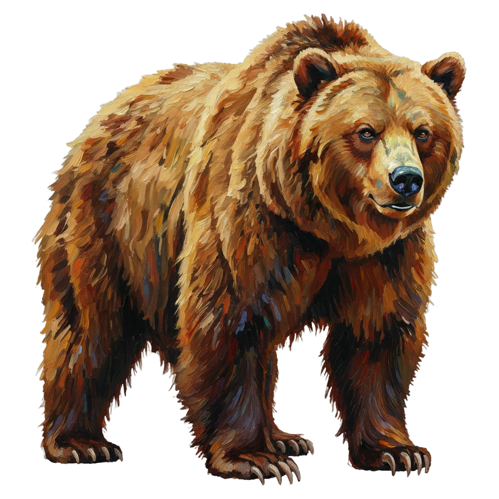 bear Oil Painting icon