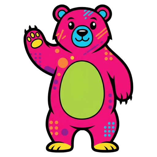 bear Pop Art icon