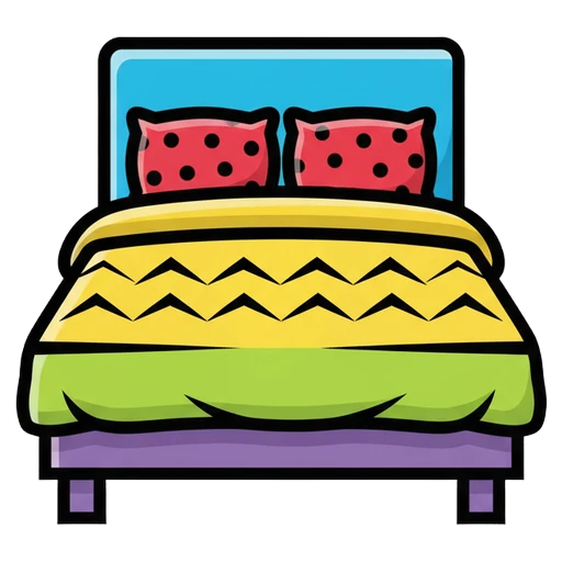 bed Pop Art icon