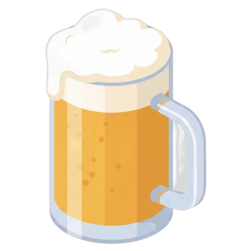 beer mug Isometric icon
