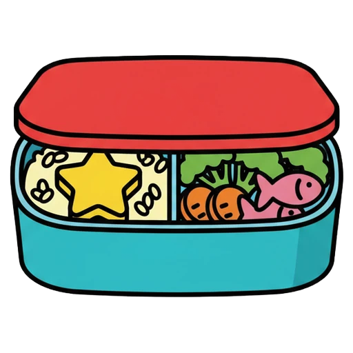 bento box Pop Art icon