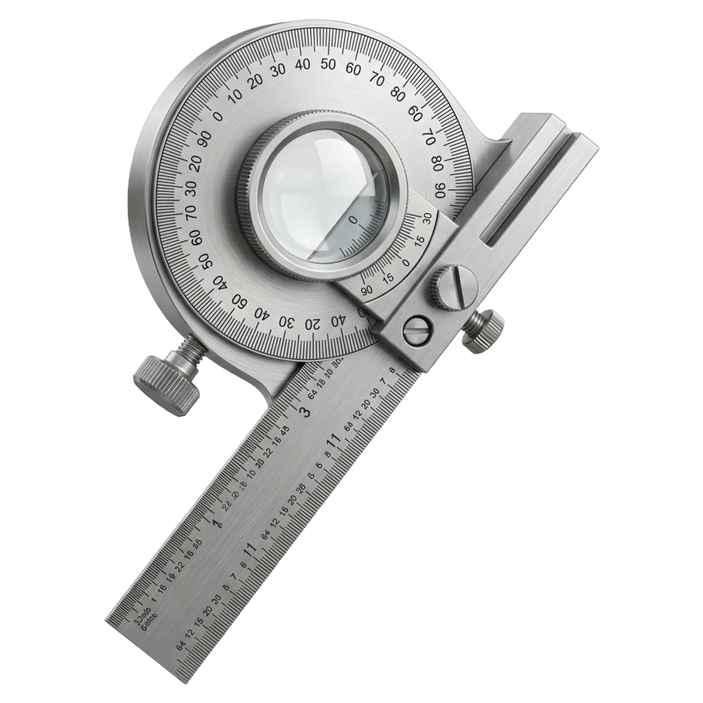 bevel protractor Photorealistic icon - free AI-generated photorealistic icon for web and app projects