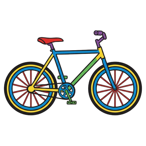 bicycle Pop Art icon