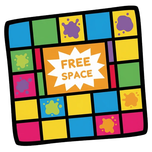 bingo card Pop Art icon