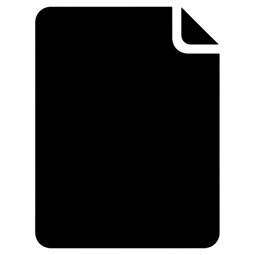 blank document Solid Glyph icon