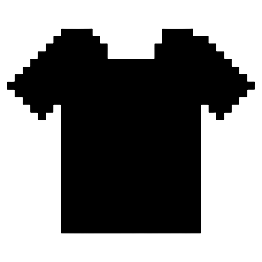 blank t shirt Pixel Art icon