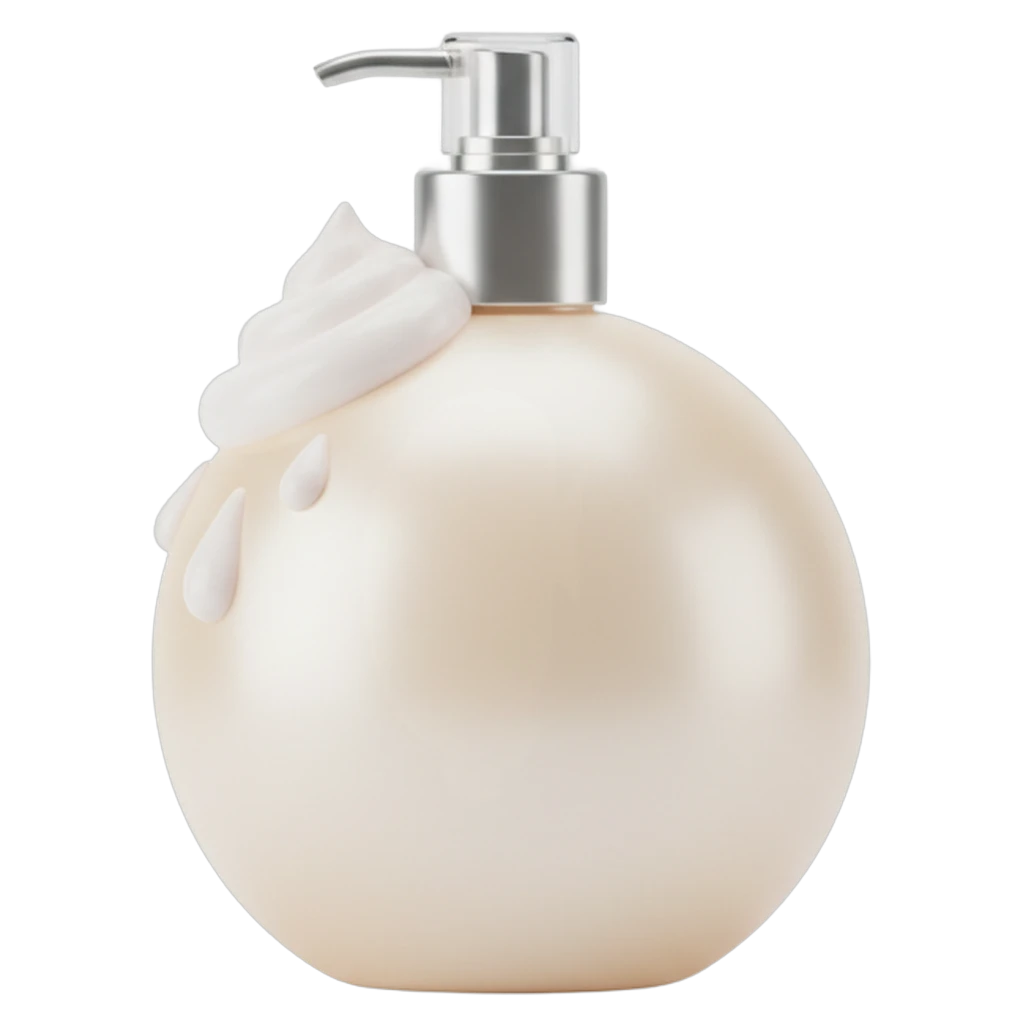 body lotion Photorealistic icon