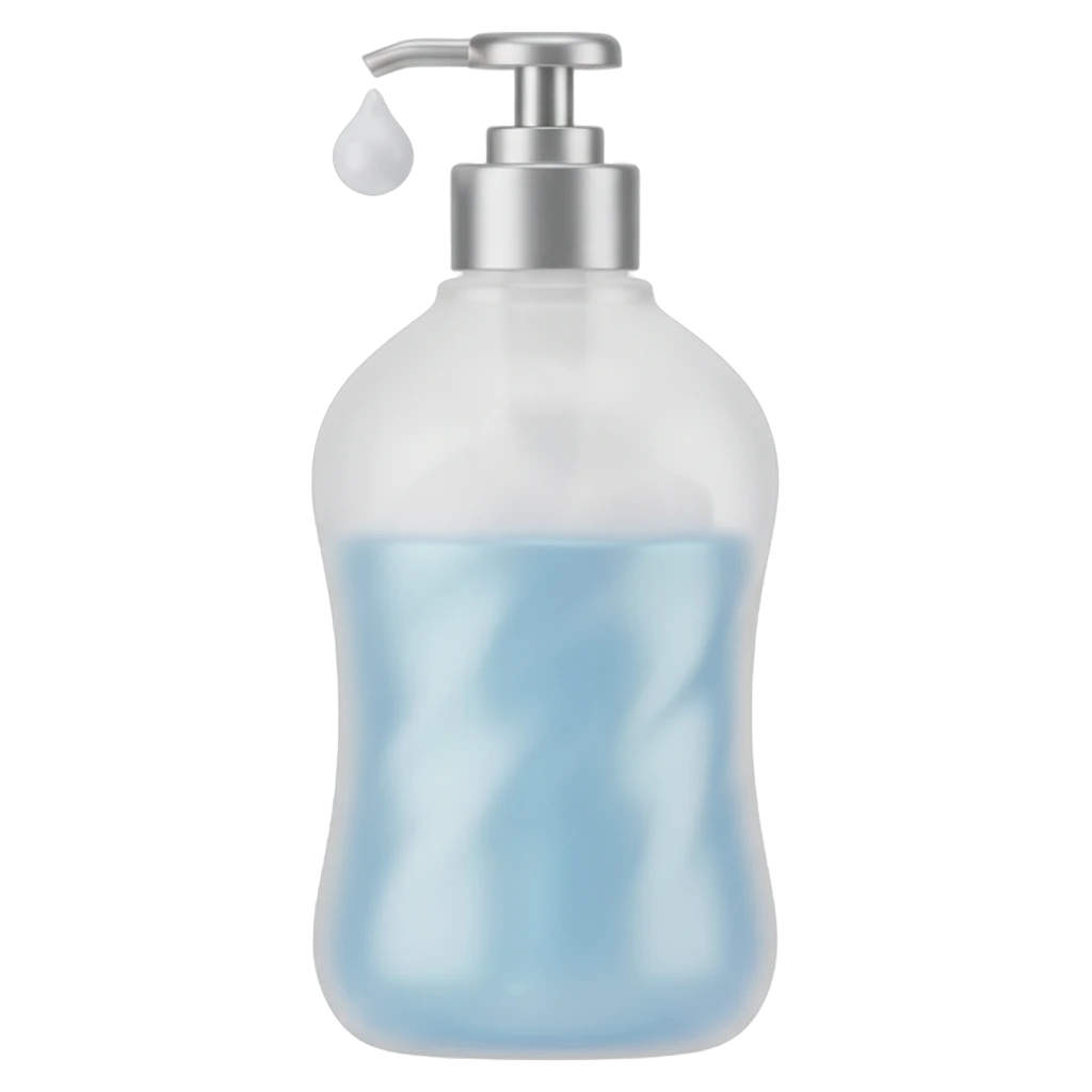 body wash Photorealistic icon