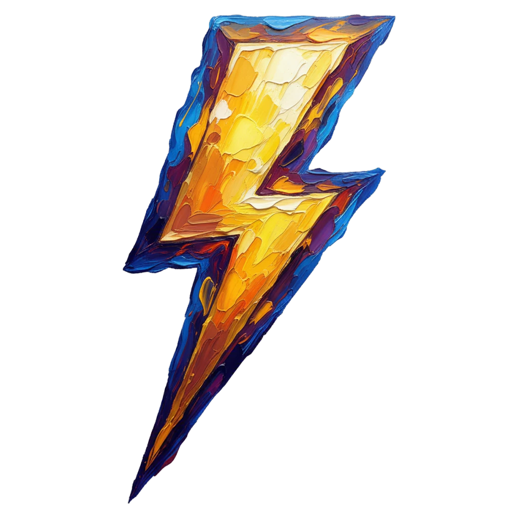 bolt Oil Painting icon