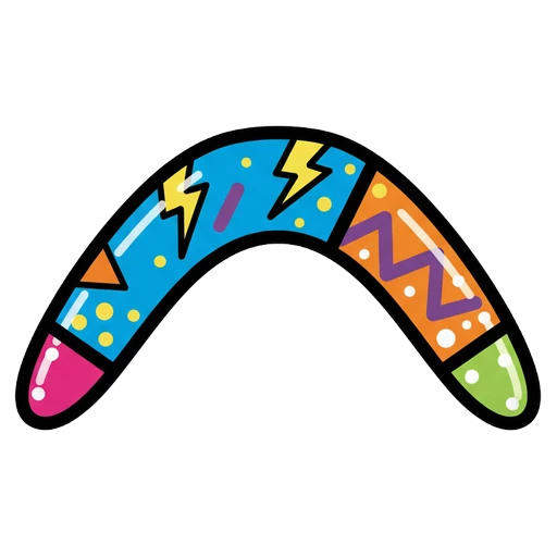 boomerang Pop Art icon