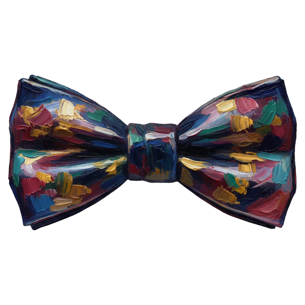 bow tie Oil Painting icon