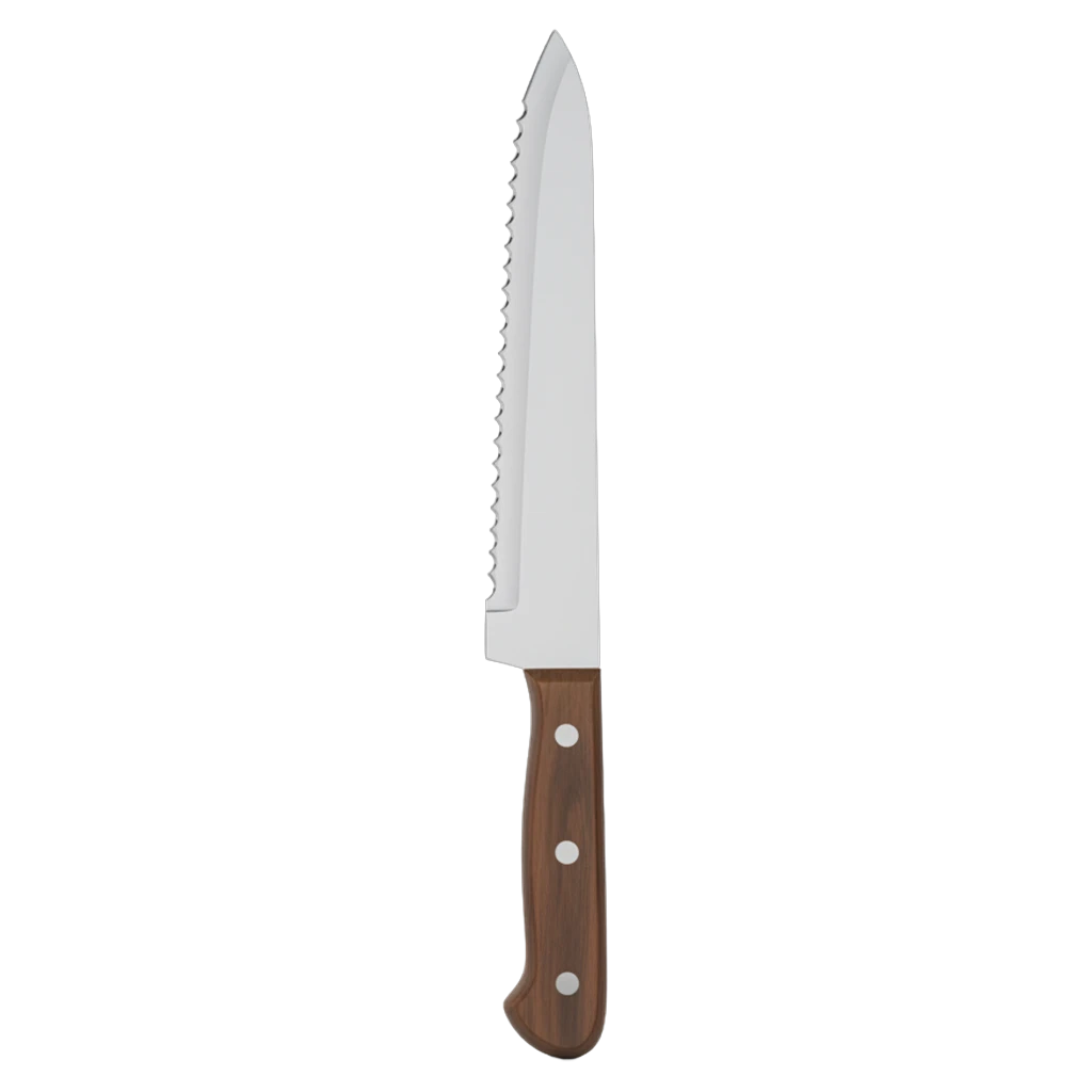 bread knife Photorealistic icon - free AI-generated photorealistic icon for web and app projects