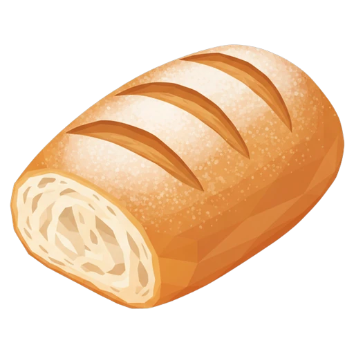bread loaf Isometric icon