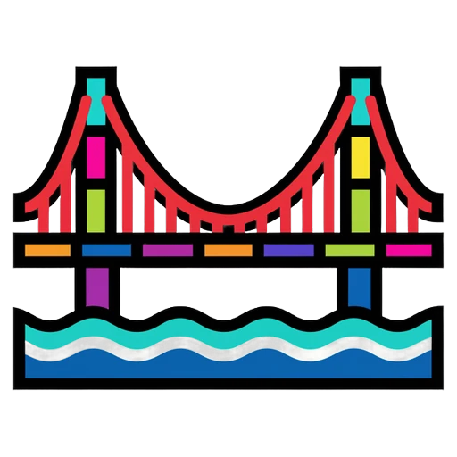 bridge Pop Art icon