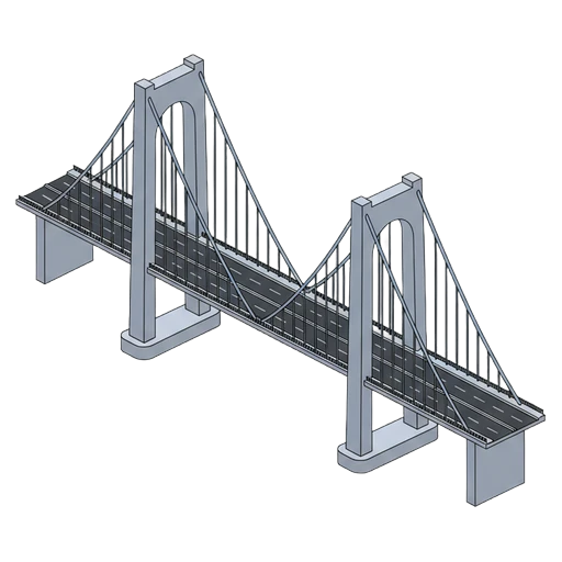 bridge Isometric icon