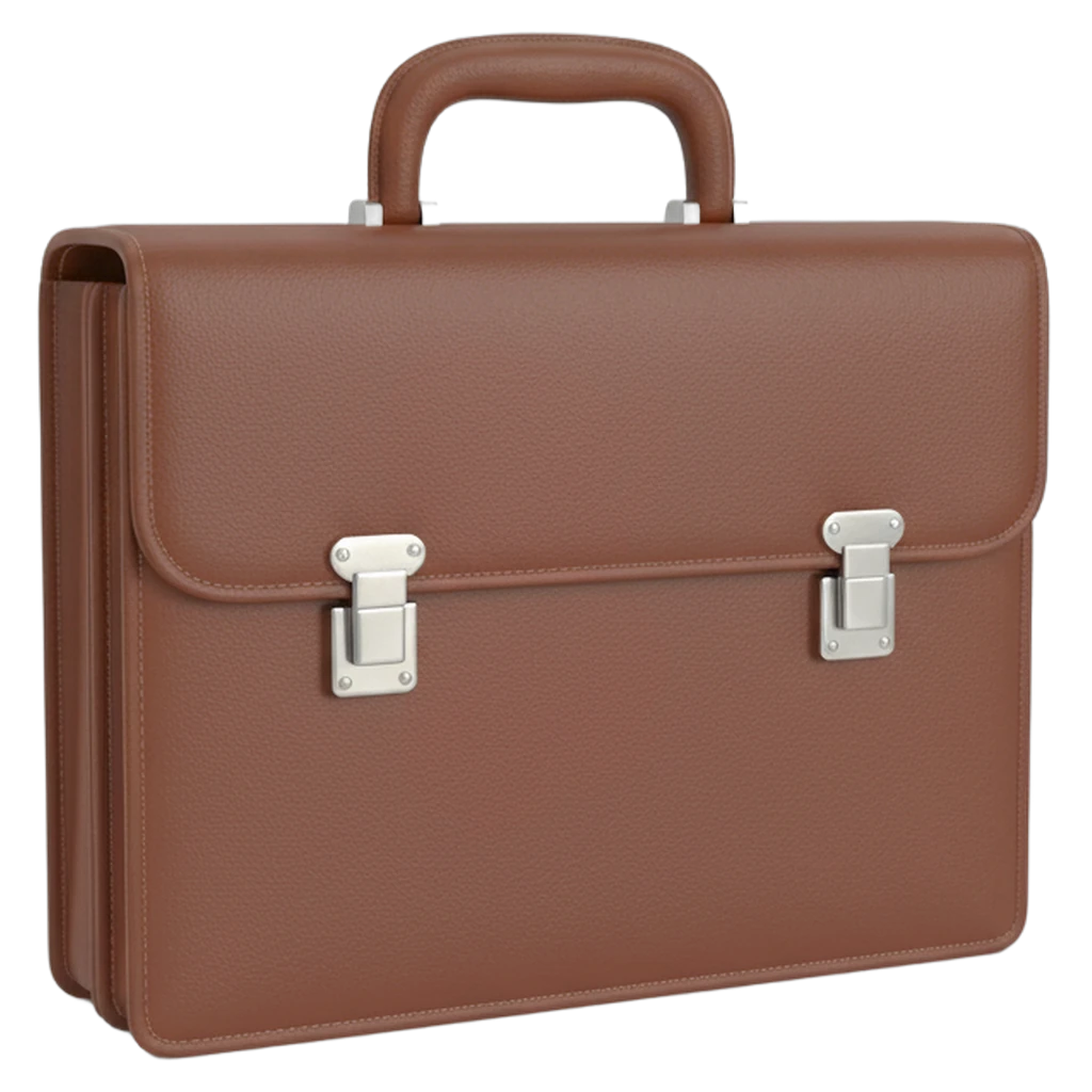 briefcase Photorealistic icon