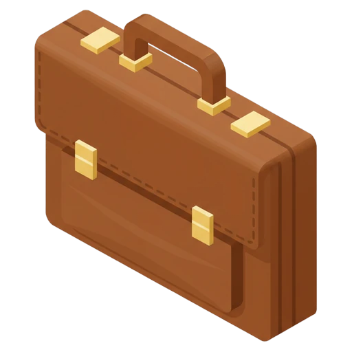 briefcase Isometric icon
