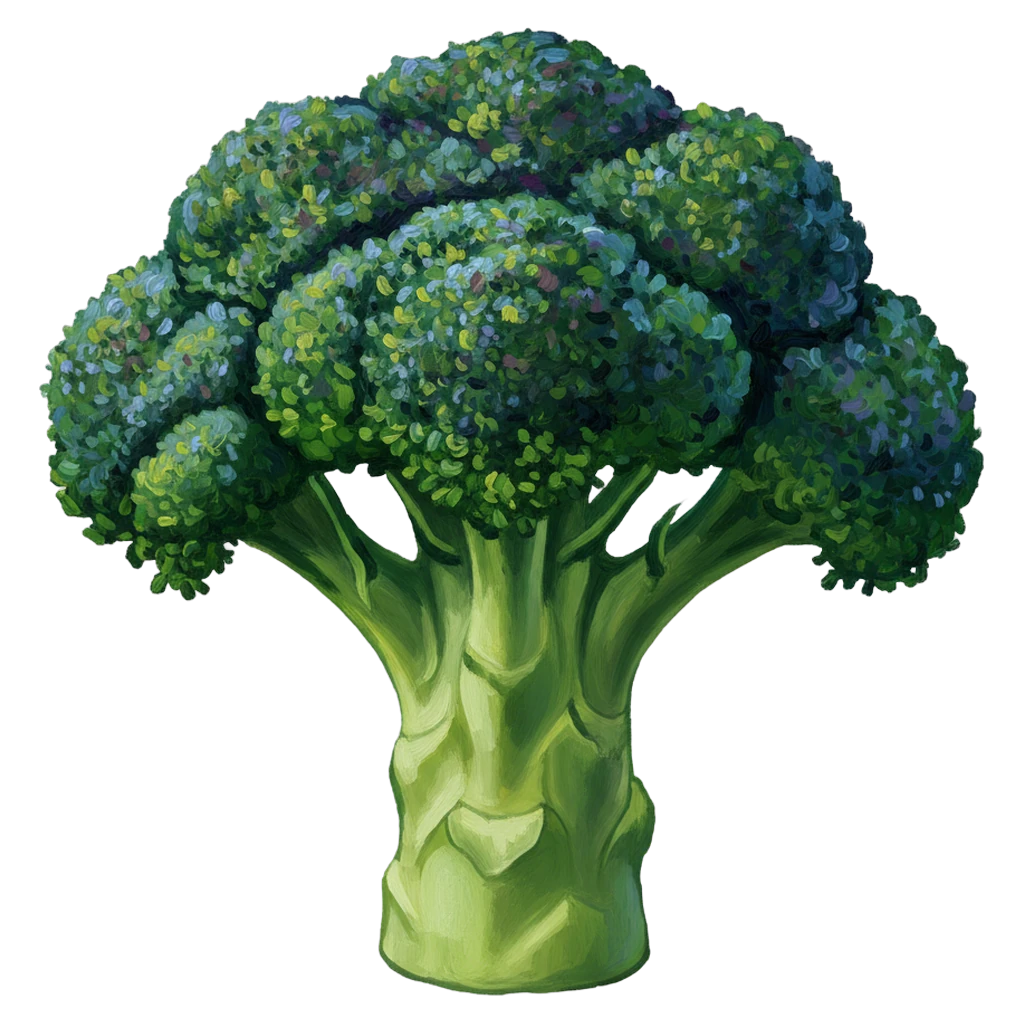 broccoli Oil Painting icon