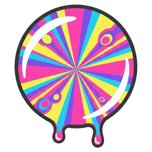 bubblegum bubble Pop Art icon