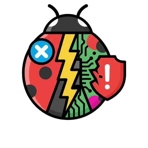 bug report error icon Pop Art icon - free AI-generated pop art icon for web and app projects