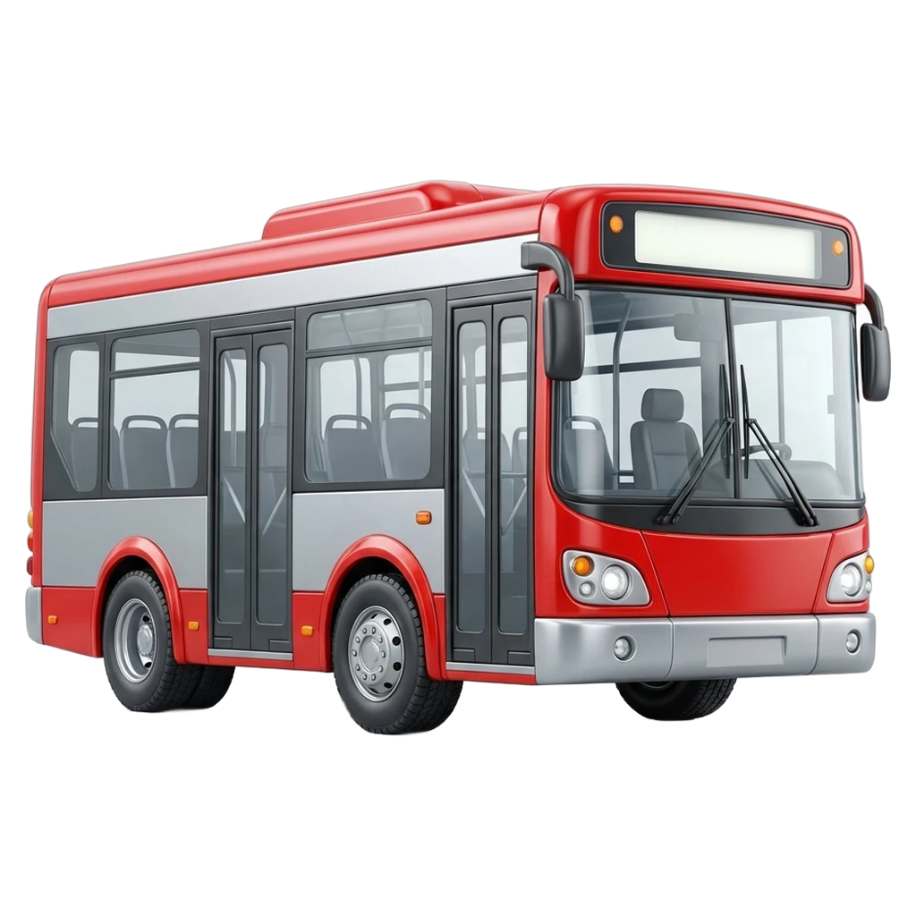 bus Photorealistic icon - free AI-generated photorealistic icon for web and app projects