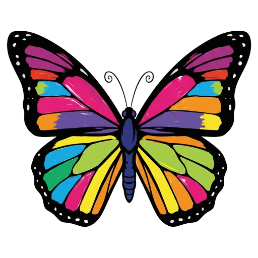 butterfly Pop Art icon