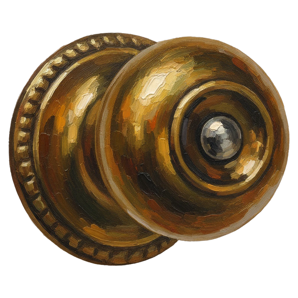 cabinet knob Oil Painting icon