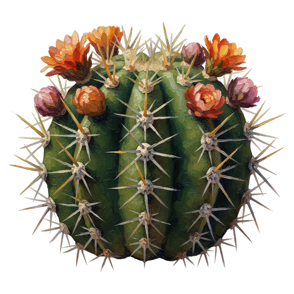 cactus Oil Painting icon