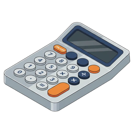 calculator Isometric icon