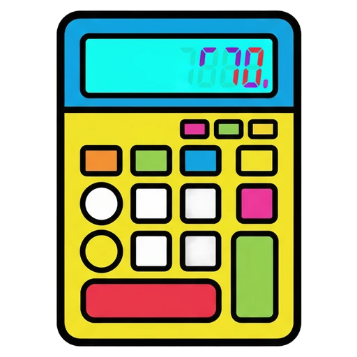 calculator Pop Art icon