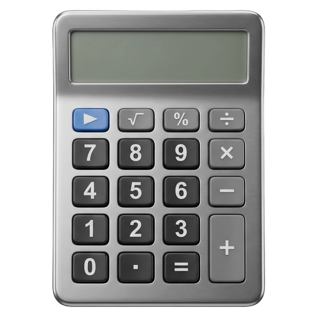 calculator Photorealistic icon