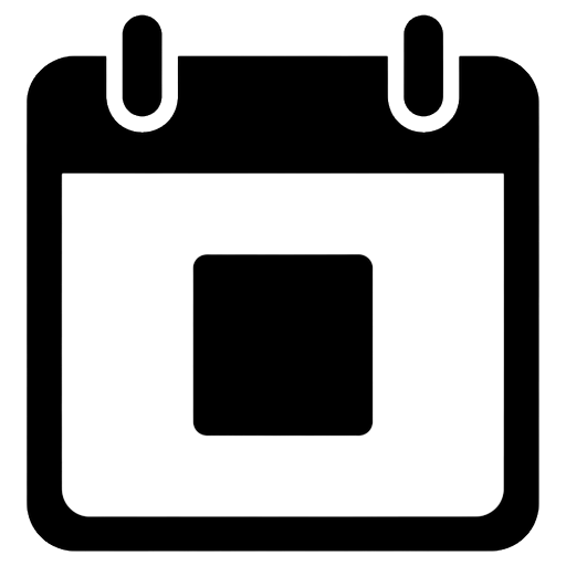 calendar date Solid Glyph icon