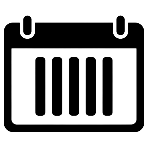 calendar week Solid Glyph icon