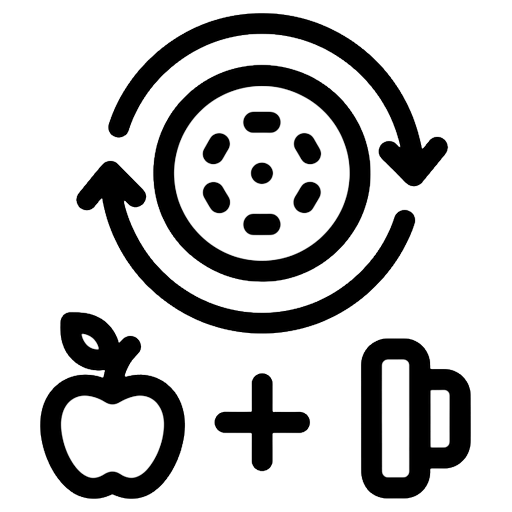 calorie counter Line Art icon