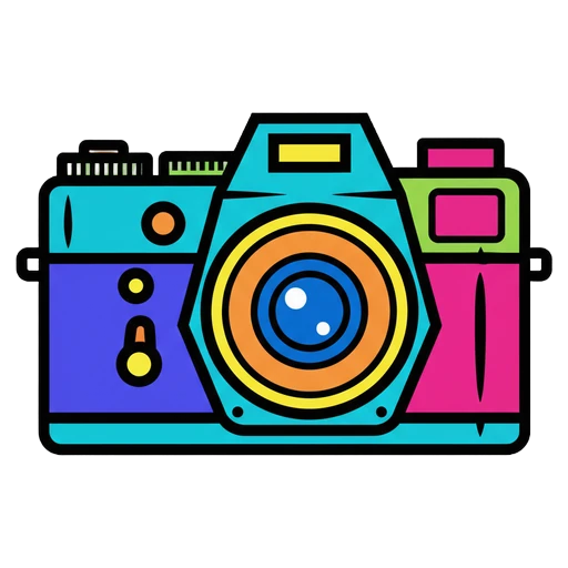camera Pop Art icon