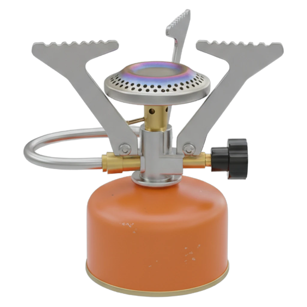 camping stove Photorealistic icon