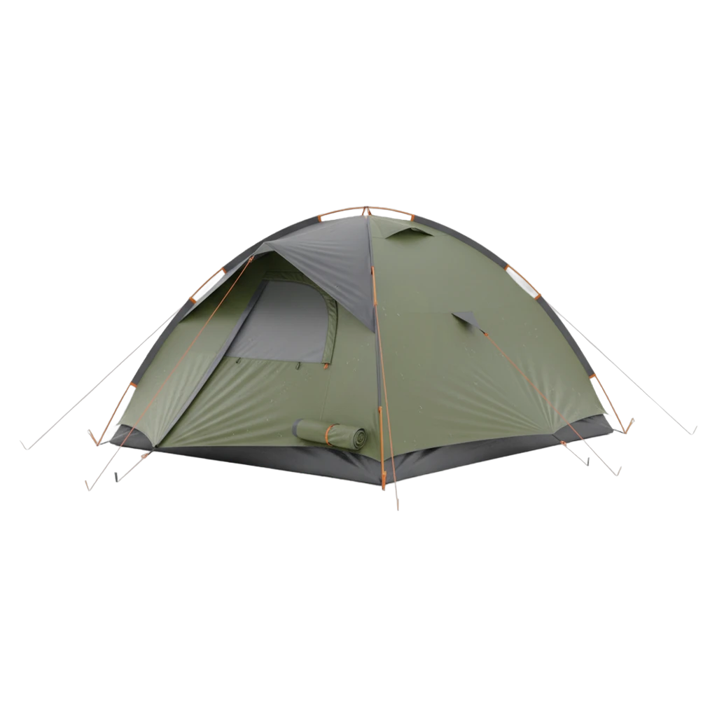 camping tent Photorealistic icon