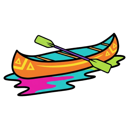 canoe Pop Art icon