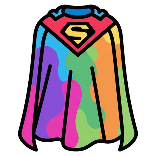 cape Pop Art icon - free AI-generated pop art icon for web and app projects