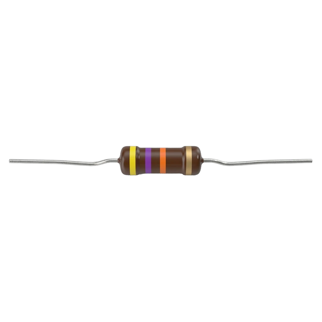 carbon film resistor Photorealistic icon