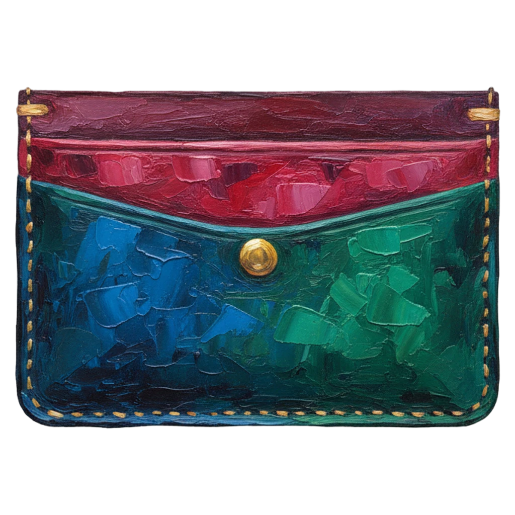 card holder Oil Painting icon