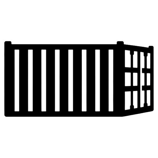 cargo container Solid Glyph icon