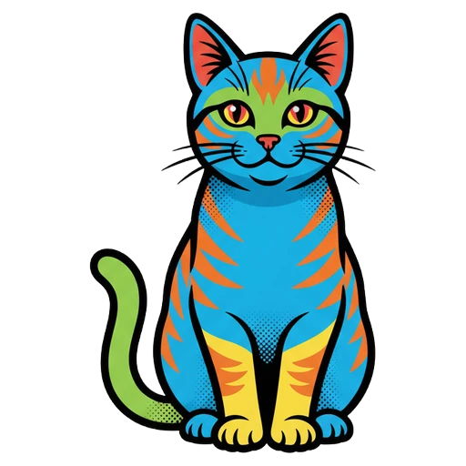 cat Pop Art icon