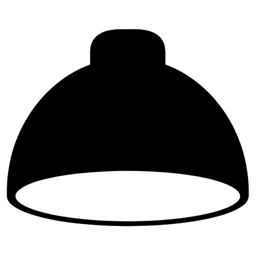 ceiling light Solid Glyph icon