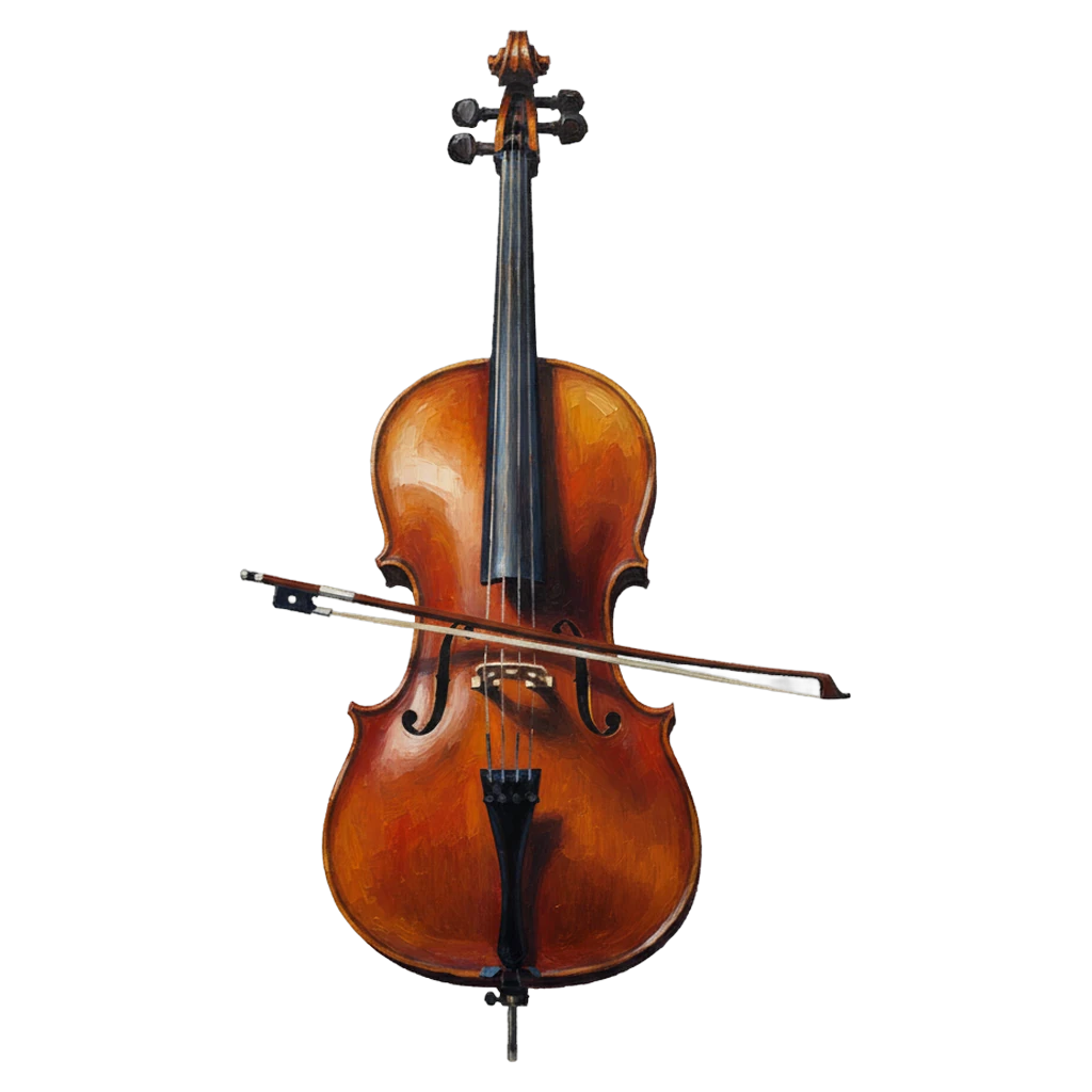 cello Oil Painting icon - free AI-generated oil painting icon for web and app projects